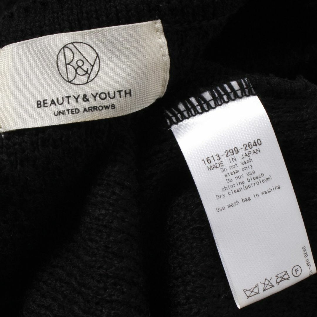 BEAUTY&YOUTH UNITED ARROWS(ビューティアンドユースユナイテッドアローズ)のBEAUTY&YOUTH ニット フリーサイズ ブラック レディースのトップス(ニット/セーター)の商品写真