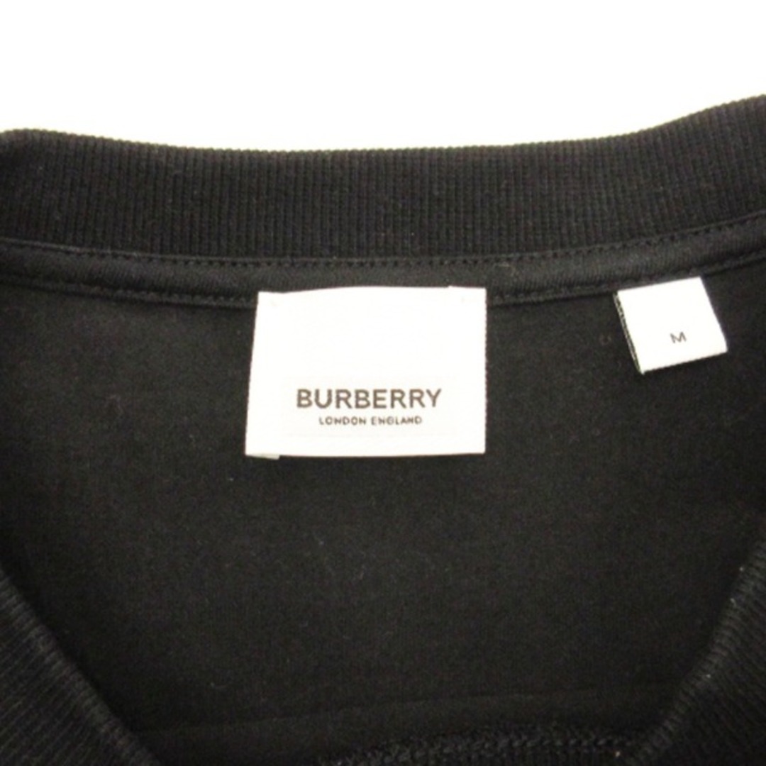 BURBERRY(バーバリー)のバーバリー ロゴ Tシャツ カットソー 半袖 8050731 ブラック M メンズのトップス(Tシャツ/カットソー(半袖/袖なし))の商品写真