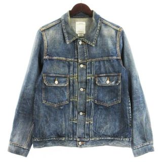 ビズビム VISVIM デニム ジャケット ヴィンテージ加工 インディゴ 2