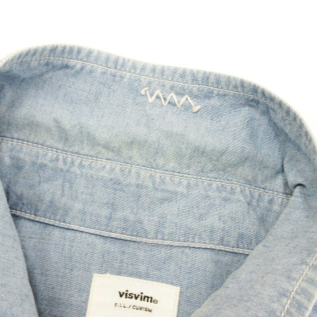 VISVIM(ヴィスヴィム)のビズビム VISVIM ランバー シャツ シャンブレー インディゴ 2 メンズのトップス(シャツ)の商品写真