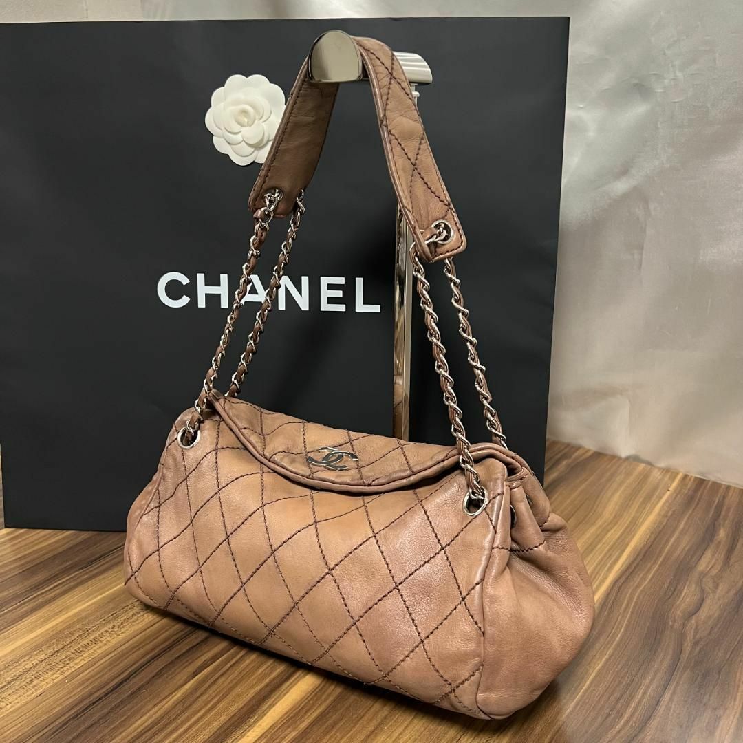 CHANEL(シャネル)の⭐️美品⭐️CHANEL チェーン ショルダーバッグ ワイルドステッチ レディースのバッグ(ショルダーバッグ)の商品写真