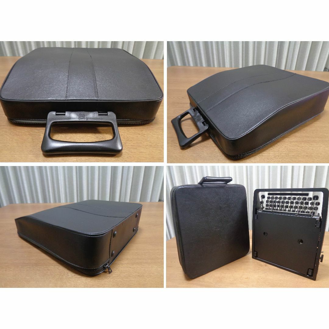 完動品　olivetti Lettera DL　タイプライター　オールブラック エンタメ/ホビーの美術品/アンティーク(その他)の商品写真