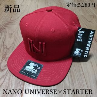 nano・universe - 【別注】NANO UNIVERSE × STARTER NU ロゴキャップ 新品