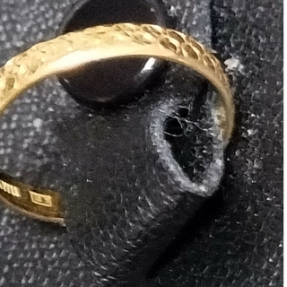 しらゆり様へ#k18模様の綺麗なリング(リング(指輪))