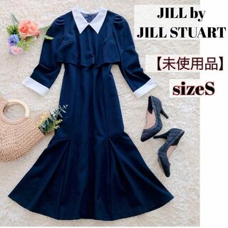 JILL by JILLSTUART - 【完売♡未使用】JILL by JILLSTUART レイヤード風襟付ワンピース