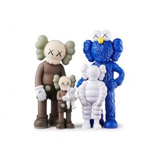 MEDICOM TOY - #1 KAWS FAMILY BROWN/BLUE/WHITE