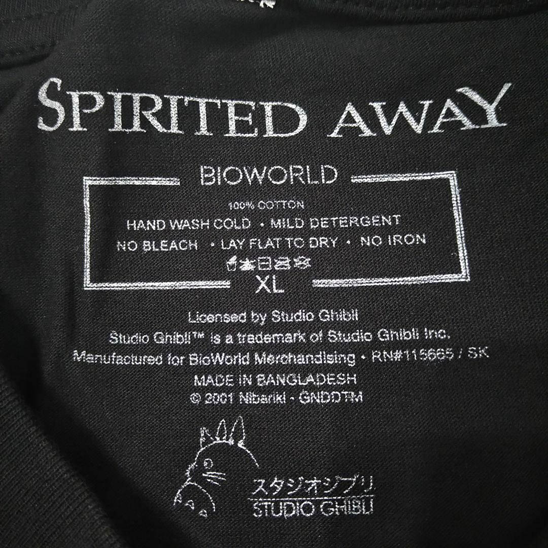 ジブリ - 千と千尋の神隠し Tシャツ XL 黒 カオナシ アニメT ジブリ - 千と千尋の神隠し Tシャツ XL 黒 カオナシ アニメT