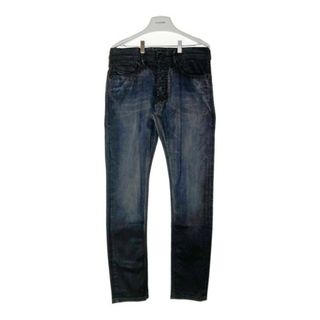 ディーゼル(DIESEL)の★DIESEL ディーゼル TEPPHAR SLIM CARROT USED加工 スキニーデニムパンツ ブラック sizeW30-L30(デニム/ジーンズ)