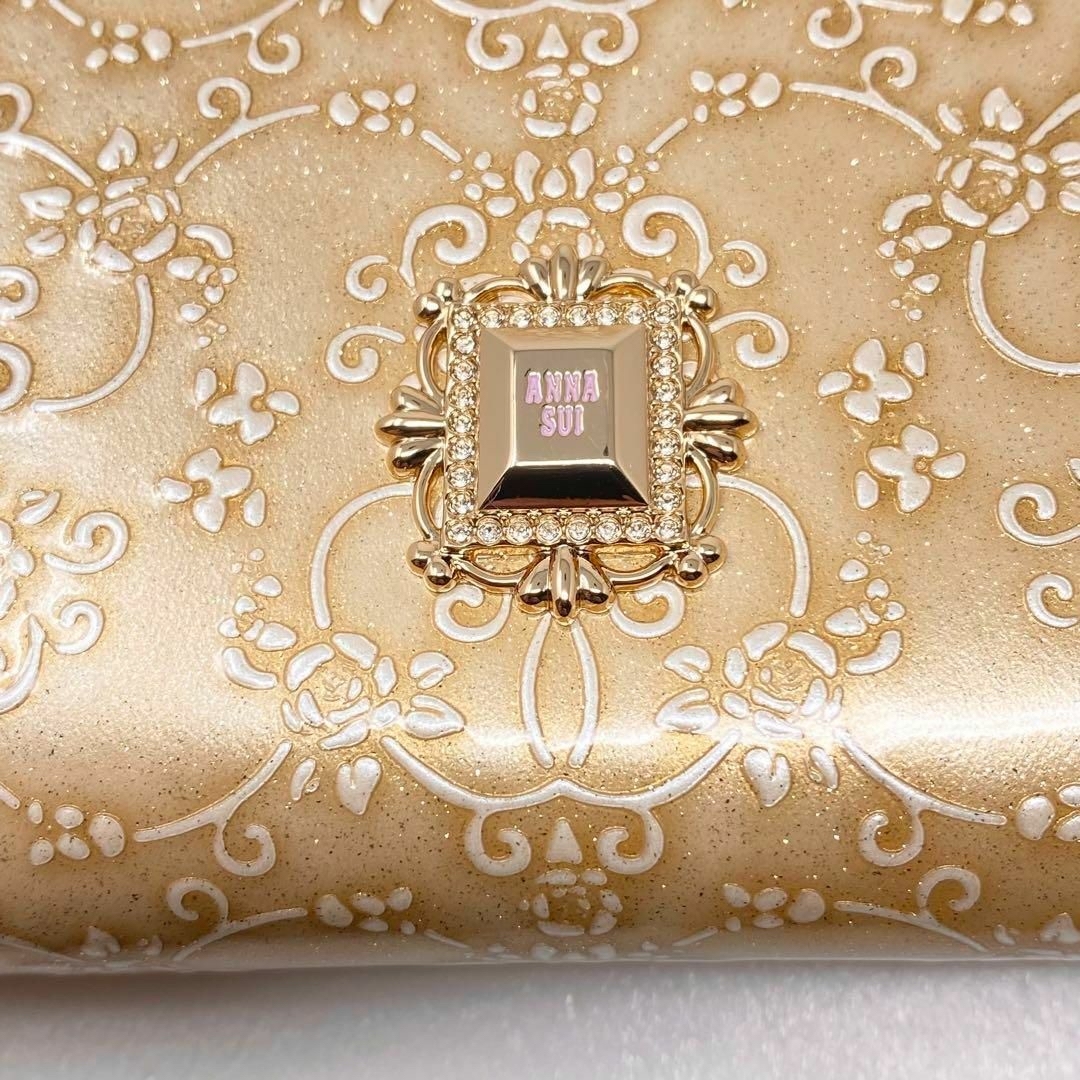 ANNA SUI(アナスイ)の✨先着1点限り✨ ANNA SUI アナスイ 長財布 ルーミー ゴールド ジップ レディースのファッション小物(財布)の商品写真