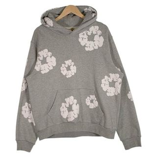 DENIM TEARS デニムティアーズ 23AW COTTON WREATH HOODIE コットン リース フーディ プルオーバースウェットパーカー グレー Size L(パーカー)