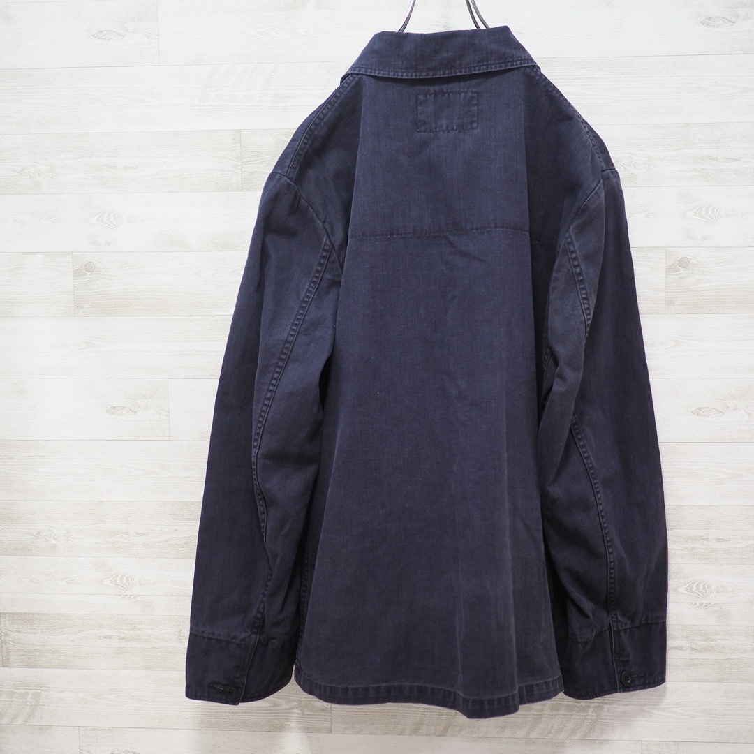 MHL.(エムエイチエル)のMHL. 17AW 顔料染めツイルカバーオール-Navy/L メンズのジャケット/アウター(カバーオール)の商品写真