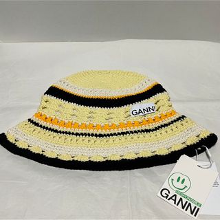 トゥモローランド(TOMORROWLAND)のGANNI ガニー クロシェ Crochet バケットハット 二階堂ふみ着用 (ハット)