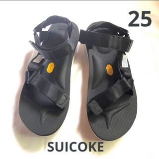 スイコック(suicoke)のSUICOKE サンダル　ストラップ　ブラック(サンダル)