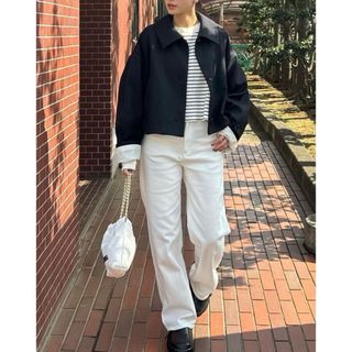 クラネ(CLANE)のCLANE BULKY SLEEVE CROPPED JACKET(テーラードジャケット)