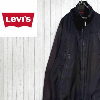 リーバイス(Levi's)のリーバイス　ジップアップジャケット　黒　アウトドア　M(その他)