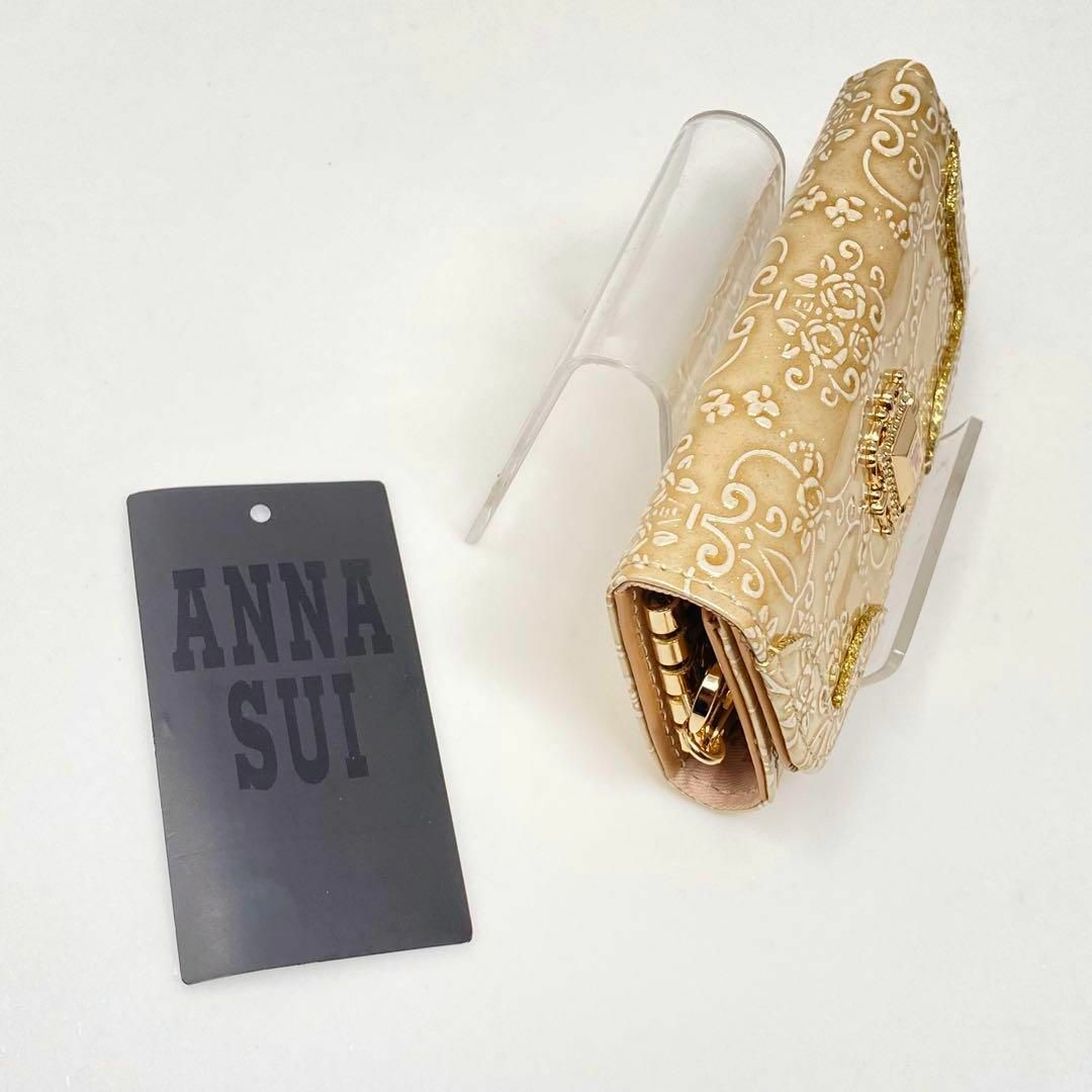 ANNA SUI(アナスイ)の✨先着1点限り✨ANNA SUI アナスイ キーケース ルーミー ゴールド レディースのファッション小物(キーケース)の商品写真