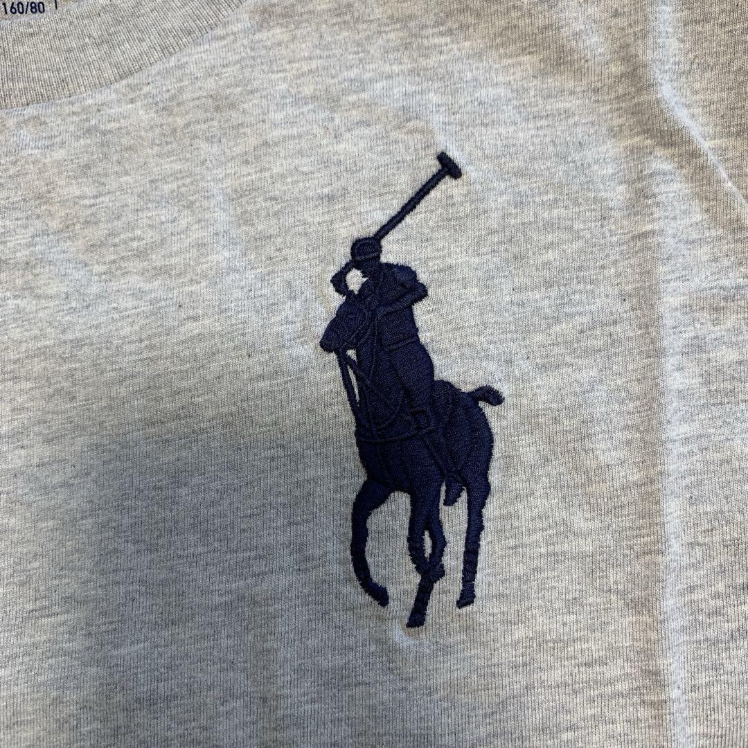 Ralph Lauren(ラルフローレン)の【新品】ラルフローレン Tシャツ ロンT ポニーロゴ グレー XL  キッズ/ベビー/マタニティのキッズ服男の子用(90cm~)(Tシャツ/カットソー)の商品写真