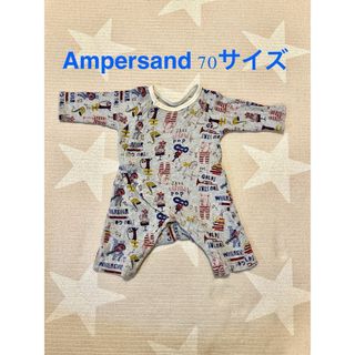 アンパサンド(ampersand)のAmpersand ロンパース　70サイズ(ロンパース)