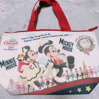 ディズニー(Disney)の【未使用/美品】東京ディズニーシー　クリスマス　ランチトートバッグ(キャラクターグッズ)