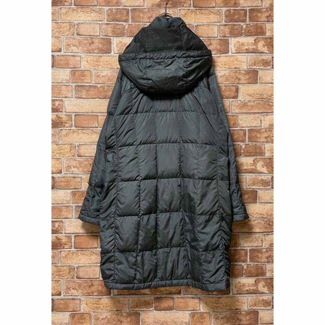 THE NORTH FACE(ザノースフェイス)のノースフェイス　ロングダウンコート　キルティング　刺繍ロゴ　グレー　古着女子　S レディースのジャケット/アウター(ダウンジャケット)の商品写真