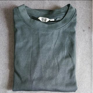 ユニクロ(UNIQLO)のユニクロ エアリズムコットンオーバーサイズTシャツ(5分袖)(Tシャツ/カットソー(半袖/袖なし))