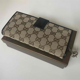 Gucci - 【未使用】GUCCI グッチ GG キャンバス × レザー ウォレット 長財布