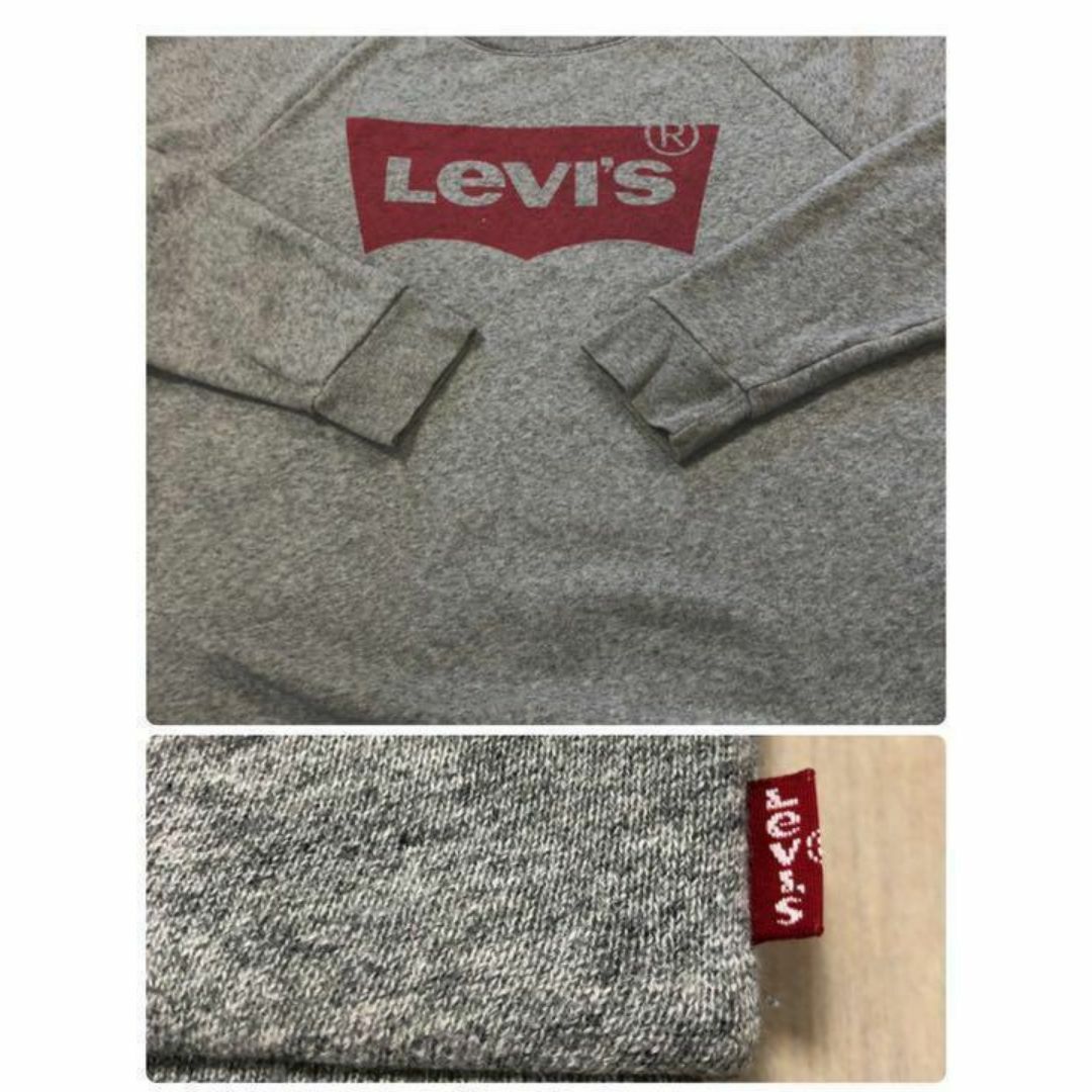 Levi's(リーバイス)のリーバイス　トレーナー　スウェット ビックロゴ　グレー　レッドタブ　S メンズのトップス(スウェット)の商品写真