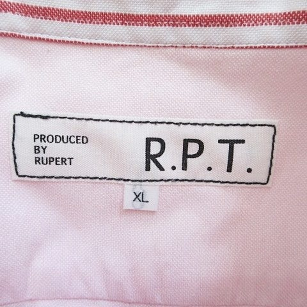 RUPERT(ルパート)のルパート Rupert R.P.T シャツ 長袖 ボタンダウン 綿 ピンク XL メンズのトップス(シャツ)の商品写真