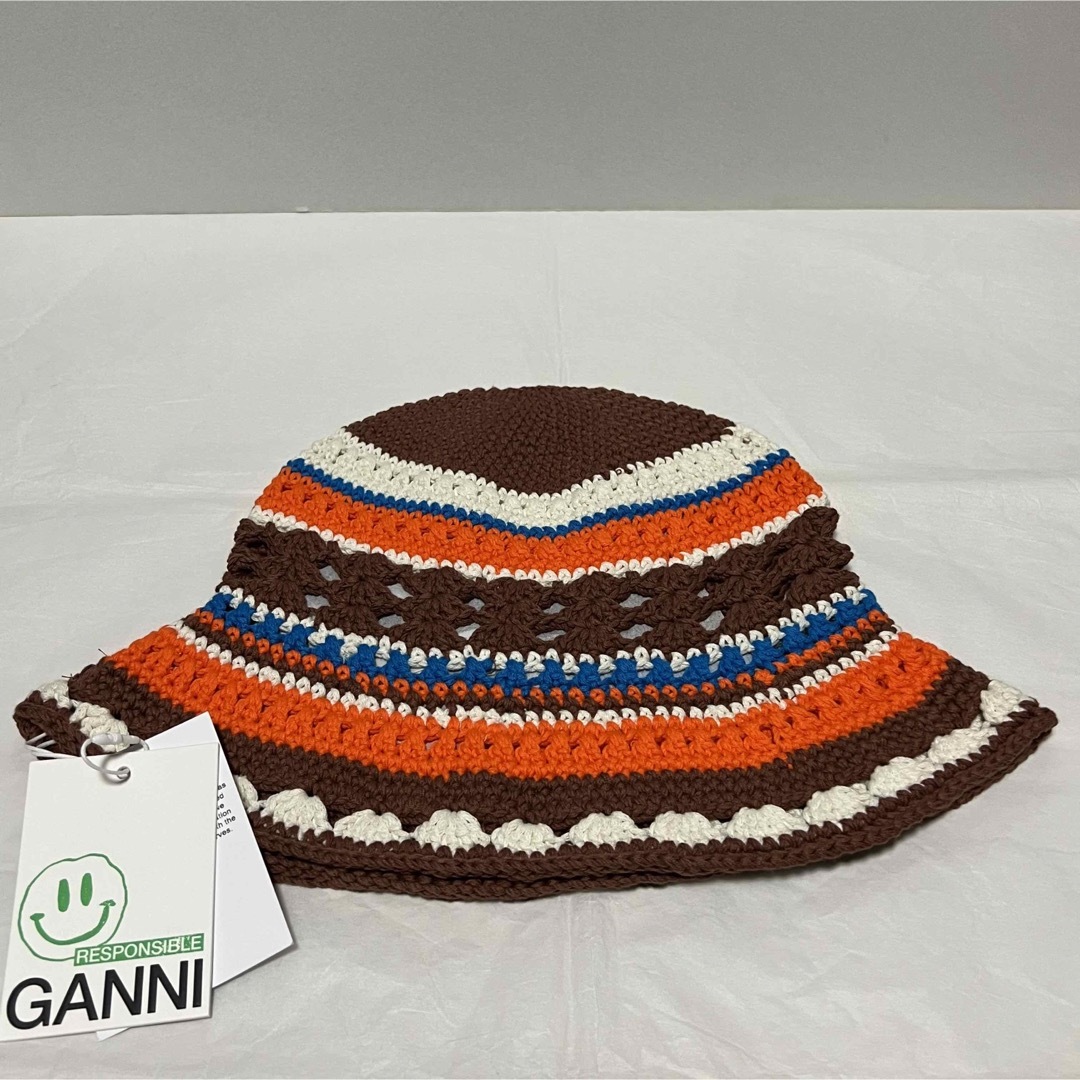 TOMORROWLAND(トゥモローランド)の新品 GANNI ガニー クロシェ Crochet バケットハット  レディースの帽子(ハット)の商品写真