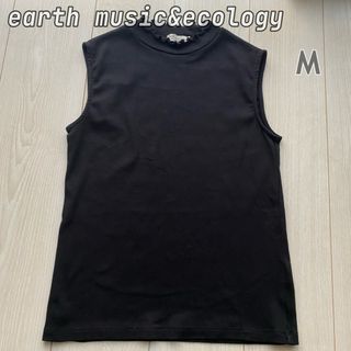 アースミュージックアンドエコロジー(earth music & ecology)のearth music&ecology ノースリーブプルオーバー Mサイズ　春服(カットソー(半袖/袖なし))