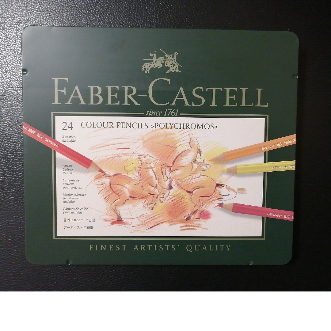 FABER-CASTELL(ファーバーカステル)のファーバーカステル ポリクロモス 色鉛筆 24色 インテリア/住まい/日用品の文房具(ペン/マーカー)の商品写真