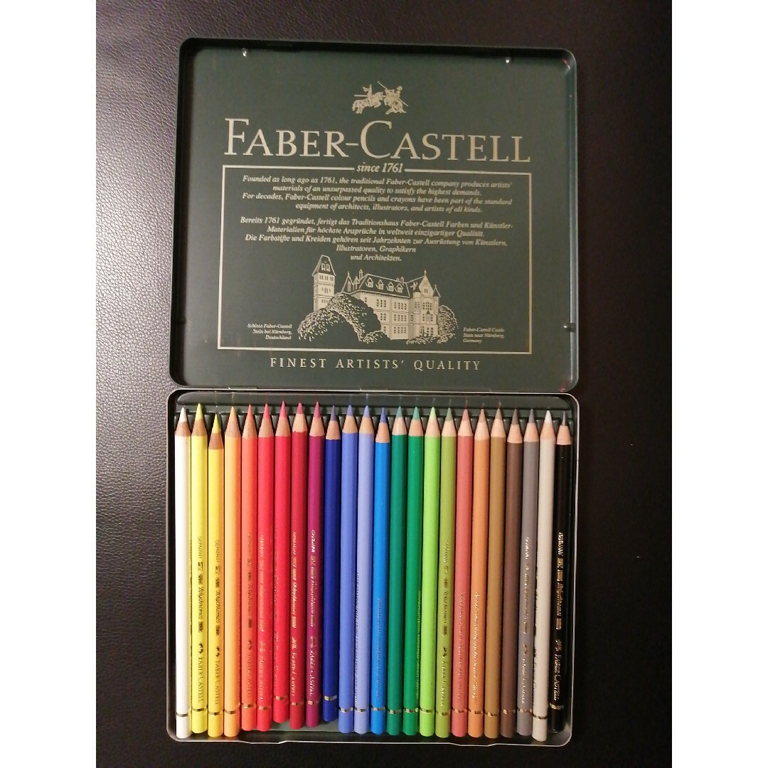 FABER-CASTELL(ファーバーカステル)のファーバーカステル ポリクロモス 色鉛筆 24色 インテリア/住まい/日用品の文房具(ペン/マーカー)の商品写真