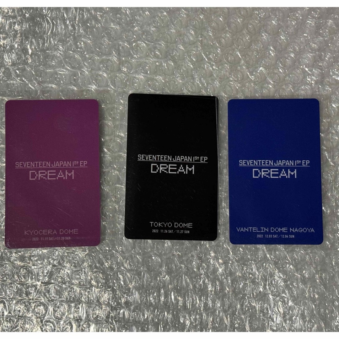 SEVENTEEN(セブンティーン)のSEVENTEEN DREAM 会場限定 トレカセット ドギョム エンタメ/ホビーのタレントグッズ(アイドルグッズ)の商品写真