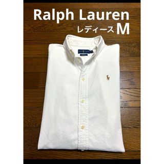 ラルフローレン(Ralph Lauren)のラルフローレン シャツ ボタンダウン 長袖 ホワイト　NO1911(シャツ/ブラウス(長袖/七分))