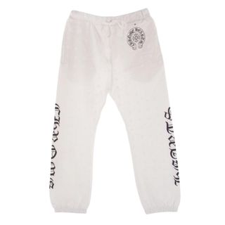 Chrome Hearts - CHROME HEARTS クロムハーツ（原本無） パンツ CH PLUS SWTPANTS CHプラス ホースシュー ロゴプリント スウェットパンツ ホワイト系 M【極上美品】【中古】