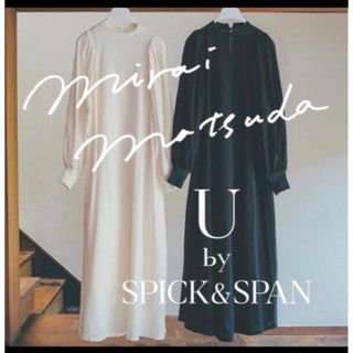 スピックアンドスパン(Spick & Span)のUbyspick&span インナー付きワンピース(ロングワンピース/マキシワンピース)