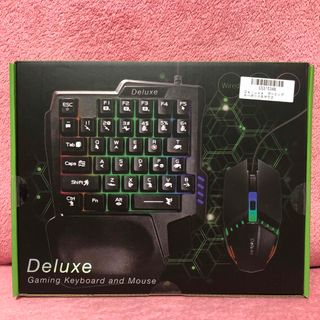 新品  Deluxe  ゲーミング　キーボード  マウス(PC周辺機器)