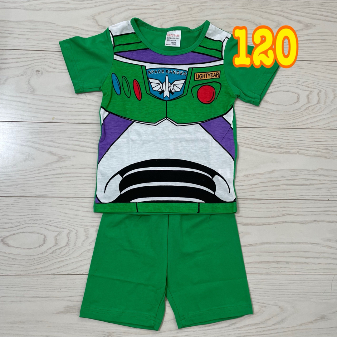 バズ　半袖　パジャマ　120 キッズ/ベビー/マタニティのキッズ服男の子用(90cm~)(パジャマ)の商品写真