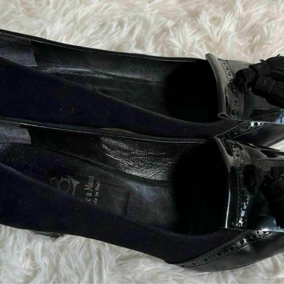 LucaGrossi(ルカグロッシ)のLuca Grossi ルーカグロッシ イタリア製サイズ37 レディースの靴/シューズ(ローファー/革靴)の商品写真