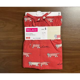 ユニクロ(UNIQLO)のUNIQLO リサラーソン リラコ Sサイズ　レッド(ルームウェア)