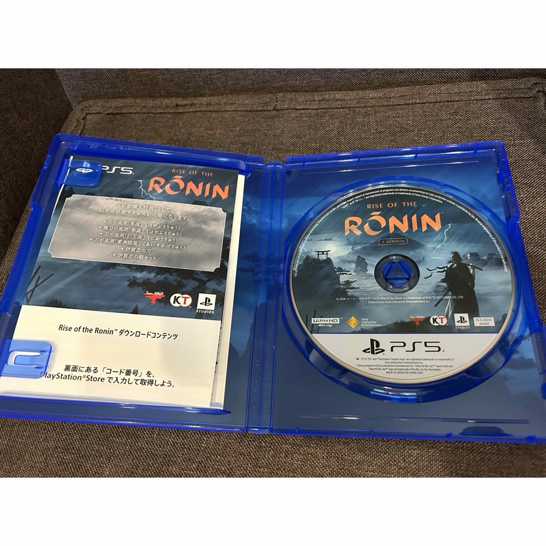 Koei Tecmo Games(コーエーテクモゲームス)のPS5  Rise of the Ronin Z version エンタメ/ホビーのゲームソフト/ゲーム機本体(家庭用ゲームソフト)の商品写真