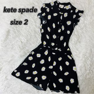 kate spade new york - 美品 ケイトスペード kete spade サロペット ブラック サイズ2