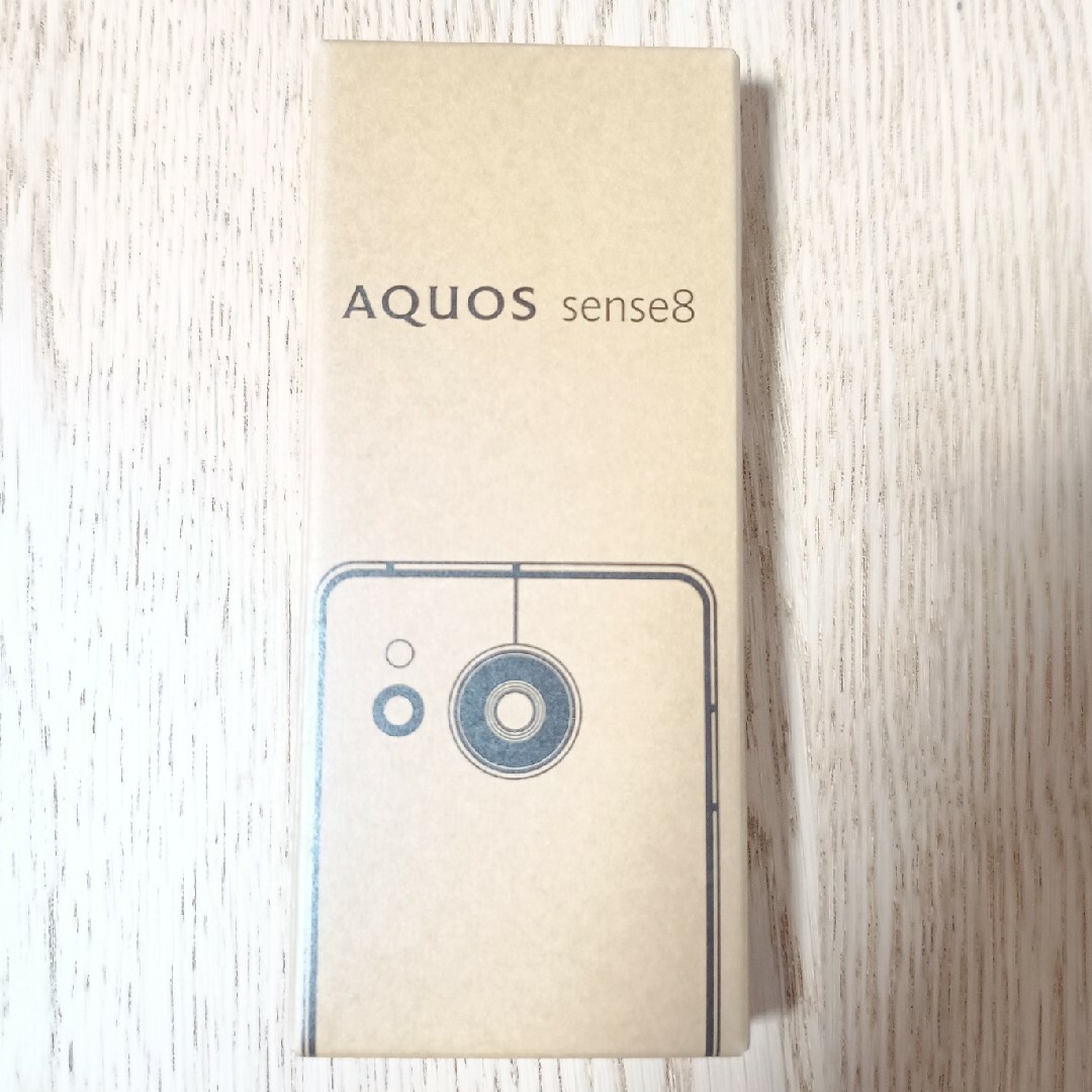 AQUOS(アクオス)の新品　AQUOS SENSE8　アクオスセンス8 コバルトブラック スマホ/家電/カメラのスマートフォン/携帯電話(スマートフォン本体)の商品写真