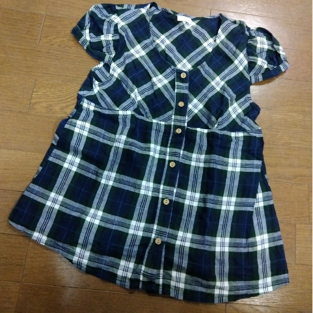 しまむら(シマムラ)の綿カットソー キッズ/ベビー/マタニティのキッズ服女の子用(90cm~)(Tシャツ/カットソー)の商品写真