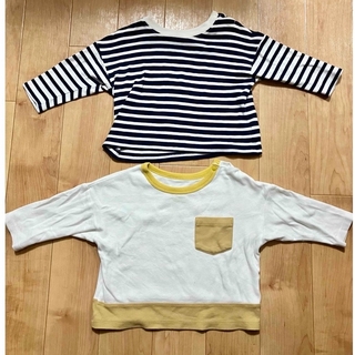 ユニクロ(UNIQLO)の【UNIQLO baby】長袖Tシャツ2枚セット(Tシャツ/カットソー)