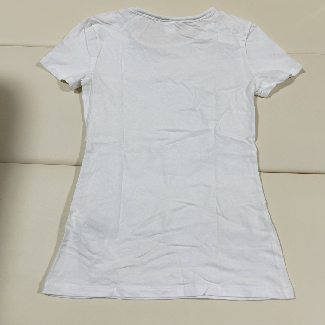 H&M(エイチアンドエム)のH&M  白Tシャツ　半袖　XS レディースのトップス(Tシャツ(半袖/袖なし))の商品写真