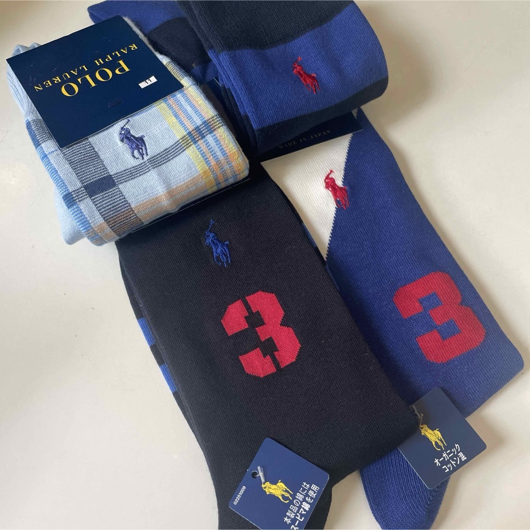 POLO RALPH LAUREN(ポロラルフローレン)の11 ポロ　ラルフローレン　靴下　カジュアルソックス　ブランド　メンズ　紳士 メンズのレッグウェア(ソックス)の商品写真