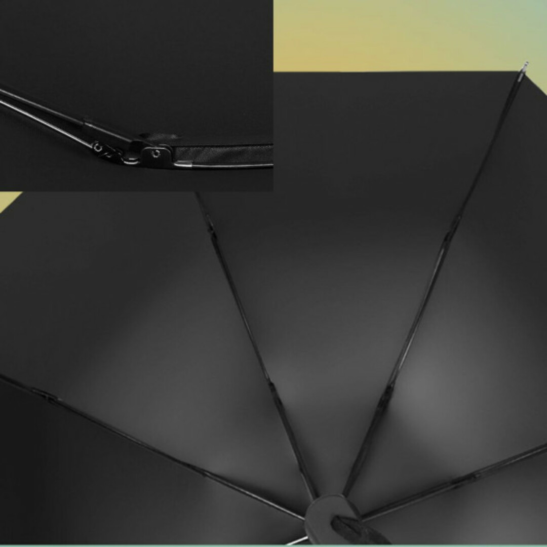 折りたたみ傘 晴雨兼用 水色  遮光99％ UVカット 大きい 丈夫 男女兼用 メンズのファッション小物(傘)の商品写真