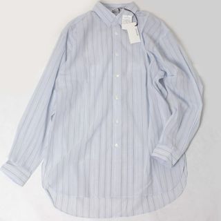 オーラリー(AURALEE)のAURALEE HARD TWIST FINX ORGANDY STRIPE (シャツ/ブラウス(半袖/袖なし))