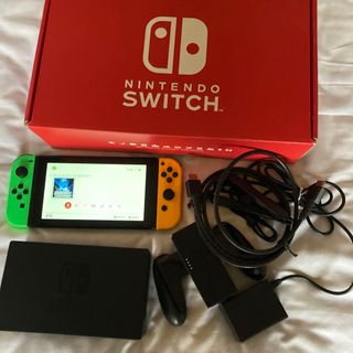 Nintendo Switch - Nintendo Switch JOY-CON(L) (R)本体セット中古動作品